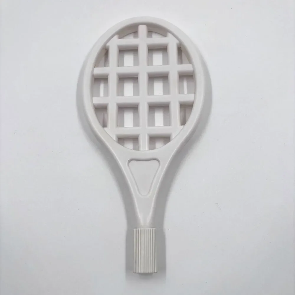 White Tennis Racket Controller Attachment Shell for Nintendo Wii - Wii Sports